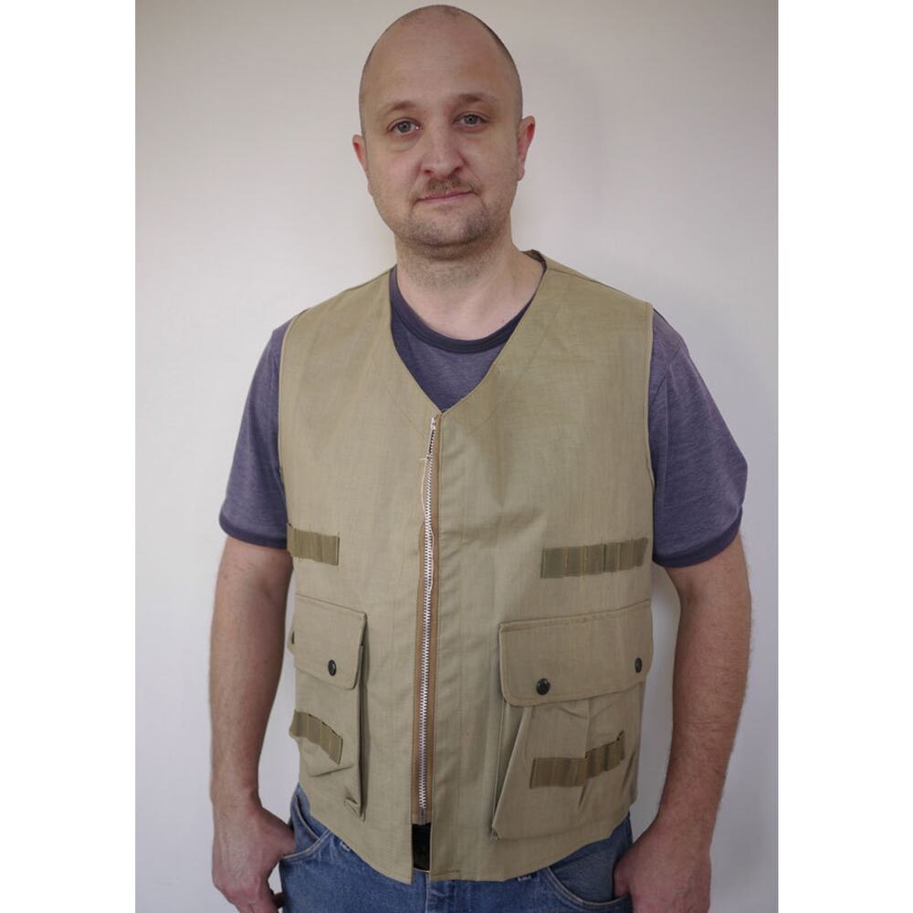 Vintage 1950s WEATHERITE Hunting Fishing Camping Japanese VEST Mens M